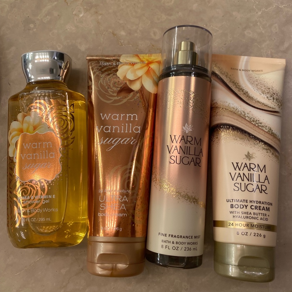 Bath & Body Works Gold and Brown Body Wash